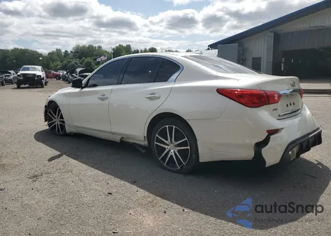 2016 Infiniti Q50 Premium z USA, uszkodzony, nr VIN JN1EV7AR8GM340953